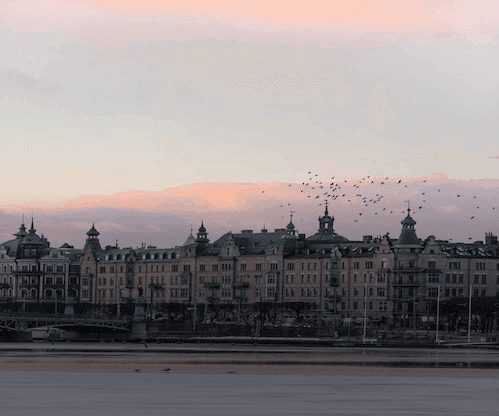 Vy över Stockholm