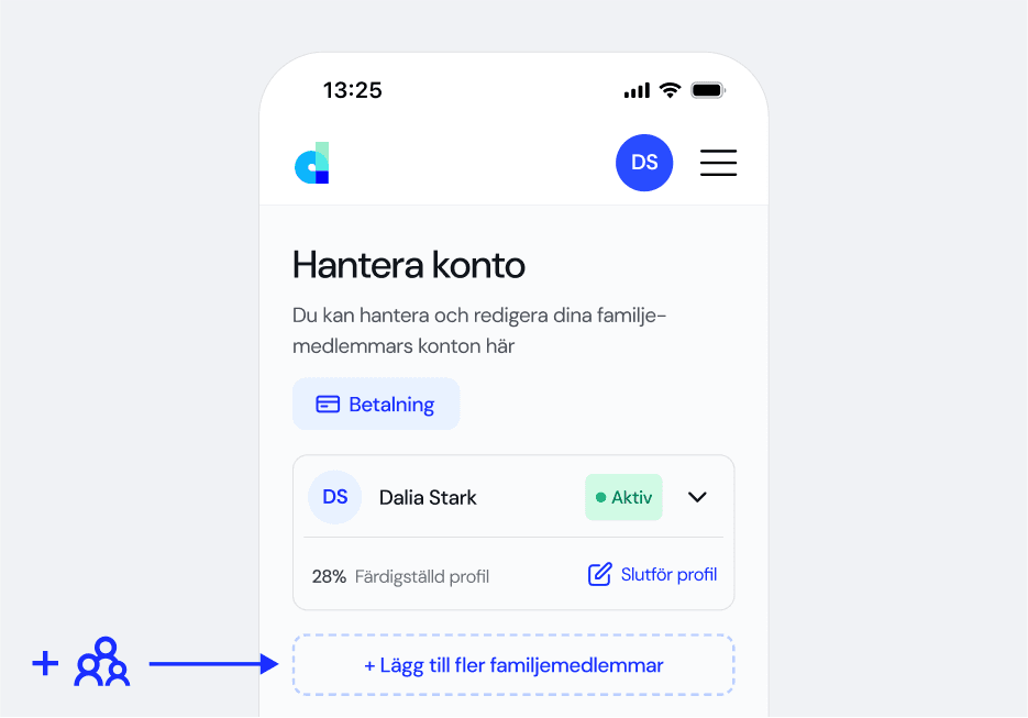 Add family members