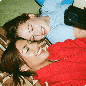 Happy students